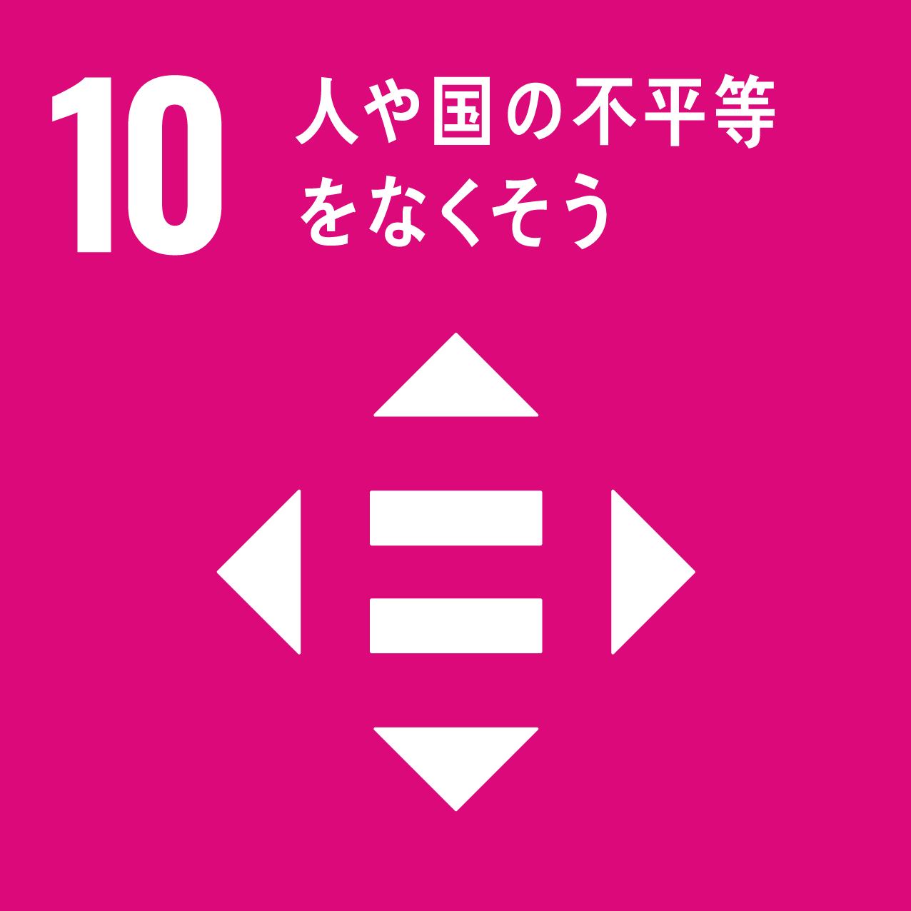 10：人や国の不平等をなくそう